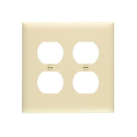 Pass & Seymour TRADEMASTER PLATE 2G 2 DUPLEX GRY TP82GRY